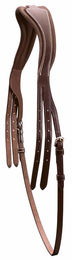 Produktbild von Schockemöhle Sports Genickstück SP Select mit Kehlriemen aus Leder in Braun