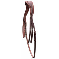 Produktbild von Schockemöhle Sports Genickstück SP Select mit Kehlriemen aus Leder in Braun