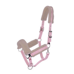 Produktbild von Schockemöhle Sports Halfter Soft Style 261 aus Kunstleder mit Kunstfell in Rosa