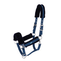 Produktbild von Schockemöhle Sports Halfter Soft Style 261 mit Kunstfell in Blau