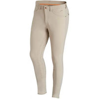 Produktbild von Schockemöhle Sports Hero Turnierhose Full Grip für Herren in Beige wasserabweisend