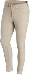 Produktbild von Schockemöhle Sports Hero Turnierhose Full Grip für Herren in Beige wasserabweisend