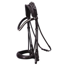 Produktbild von Schockemöhle Sports Kandarenzaum SP Kensington aus Leder mit Genickverstellung in Schwarz