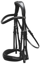 Produktbild von Schockemöhle Sports Kandarenzaum SP Milan Anatomic Line aus Leder in Schwarz