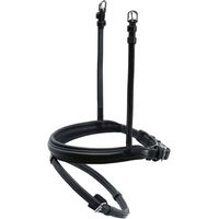 Produktbild von Schockemöhle Sports Kombinierte Zügel Reithalfter Rome Select aus Leder Schwarz für Pferde