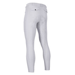 Schockemöhle Sports Leo II FS Reithose für Herren mit Ganzbesatz und Silikon-Grip in Weiß – Bild 1 von 2