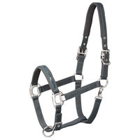 Produktbild von Schockemöhle Sports Memphis Halfter aus Nylon für Warmblut in Schwarz und Grau