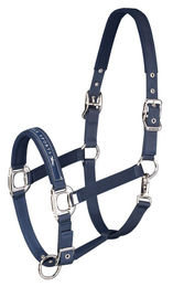 Schockemöhle Sports Memphis Halfter aus Nylon in Blau für Warmblut – Bild 1 von 2