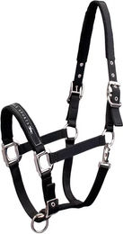 Schockemöhle Sports Memphis Nylonhalfter für Pferde in Schwarz für Ponys – Bild 1 von 3