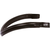 Produktbild von Schockemöhle Sports Monza Stirnband aus Leder für Vollblut Pferde in Braun oder Schwarz