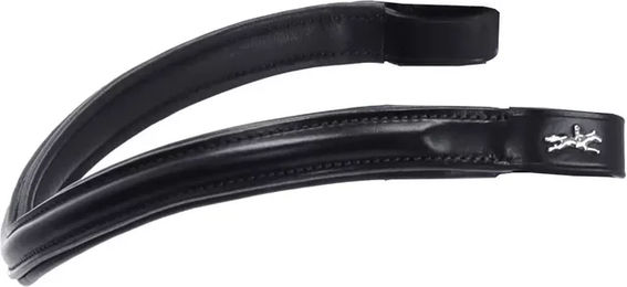 Produktbild von Schockemöhle Sports Monza Stirnband für Pferde aus Leder in Schwarz