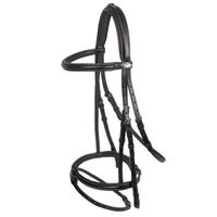 Produktbild von Schockemöhle Sports Neo Line Trense Mannheim Leder Schwarz Silber für Pony