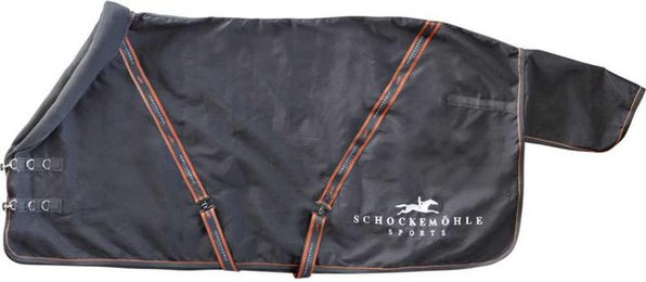 Schockemöhle Sports New Summertime Stalldecke aus Polyester 0g in Grau oder Schwarz – Bild 1 von 2
