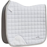 Produktbild von Schockemöhle Sports Power Pad Dressur Schabracke Orange Grau Weiß für Warmblut