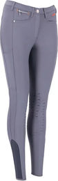 Produktbild von Schockemöhle Sports Reithose Eleonore II Damen Mid Grip Grau Größe 36