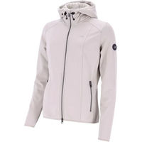 Produktbild von Schockemöhle Sports Reitjacke Suzan Style mit Kapuze für Damen in Weiß/Beige Größe L