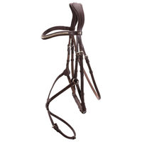 Produktbild von Schockemöhle Sports Rio Select Mexikanisches Reithalfter aus Leder in Braun für Warmblut