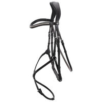 Produktbild von Schockemöhle Sports Rio Select Mexikanisches Reithalfter aus Leder in Schwarz für Warmblut
