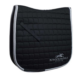 Schockemöhle Sports Schabracke Dynamite II Dressur Schwarz Silber Baumwolle für Warmblut – Bild 1 von 4