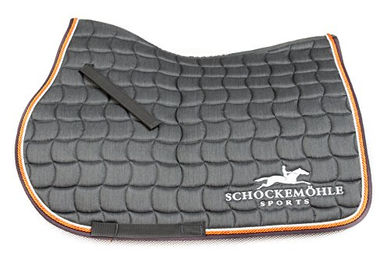 Schockemöhle Sports Schabracke Dynamite S für Warmblut Springen/Vielseitigkeit Grau-Orange – Bild 1 von 6
