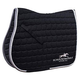 Produktbild von Schockemöhle Sports Schabracke Dynamite Springen für Warmblut Schwarz Silber Größe S