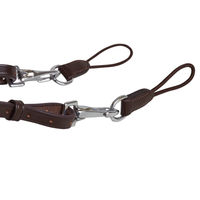 Produktbild von Schockemöhle Sports SP D-Ring Saver Befestigungsschlaufe für Sattel aus Leder in Braun und Silber