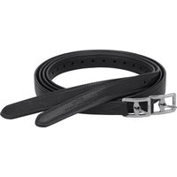 Produktbild von Schockemöhle Sports Steigbügelriemen Colorado Soft Leder Schwarz Silber 135 cm