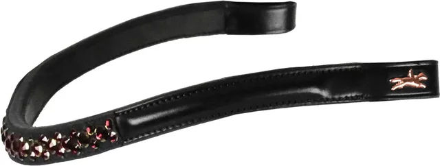 Produktbild von Schockemöhle Sports Stirnband für Pferde Stanford/Milan aus Leder in Schwarz