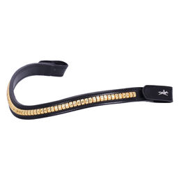 Produktbild von Schockemöhle Sports Stirnband SP Monza C aus Leder in Schwarz