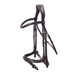 Schockemöhle Sports Trense SP Ancona Select Premium Line aus Leder in Braun mit Silber – Bild 1 von 5