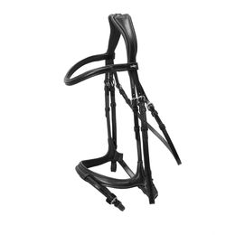 Schockemöhle Sports Trense SP Ancona Select Premium Line aus Leder in Schwarz mit Silber für Vollblut – Bild 1 von 5