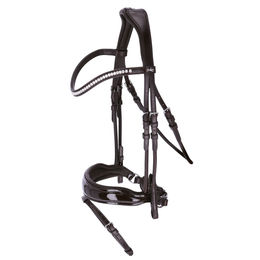 Produktbild von Schockemöhle Sports Trense SP Malibu Anatomic Line aus Kunstleder