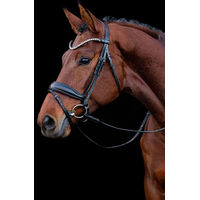 Produktbild von Schockemöhle Sports Trense SP Siena Premium Line aus Leder für Warmblut in Schwarz oder Grau