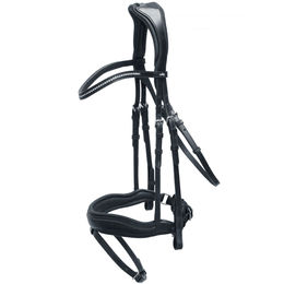 Produktbild von Schockemöhle Sports Trense SP Stanford Anatomic Line aus Leder in Schwarz