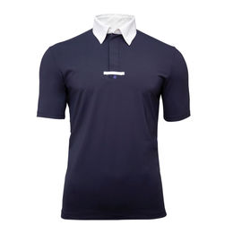 Schockemöhle Sports Turniershirt Mischa Kurzarm Herren Blau XL – Bild 1 von 2