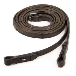 Produktbild von Schockemöhle Sports Zügel aus Leder gummiert braun