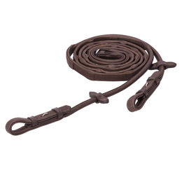 Produktbild von Schockemöhle Sports Zügel SP Durasoft Rolled Grip Zaumhaken Braun