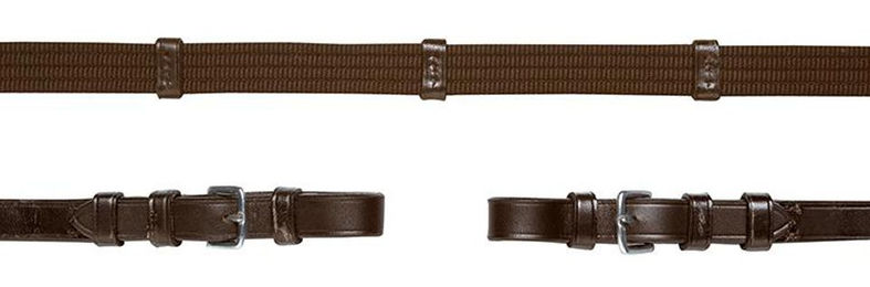 Produktbild von Schockemöhle Sports Zügel SP Gurt mit Schnalle aus Leder in Braun