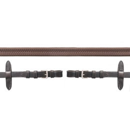 Produktbild von Schockemöhle Sports Zügel SP Neo aus Gummi in Schwarz 17 mm
