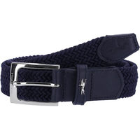 Produktbild von Schockemöhle Sporty Logo Belt III Reitgurt aus Gummi 75cm Schwarz Blau