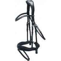 Produktbild von Schockemöhle Stanford Anatomisches Reitbrustgeschirr aus Leder in Schwarz für Vollblut