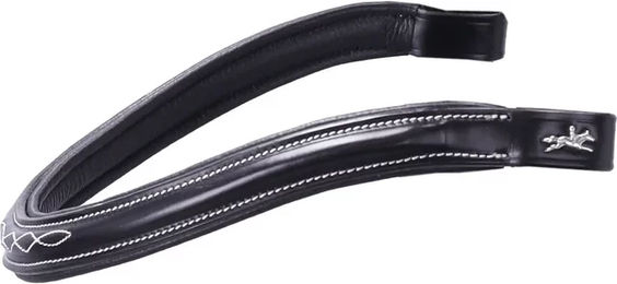 Produktbild von Schockemöhle Stirnband Sports Monza F für Pferde in Schwarz aus Kunstleder