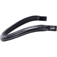 Produktbild von Schockemöhle Stirnband Sports Monza F für Pferde in Schwarz aus Kunstleder