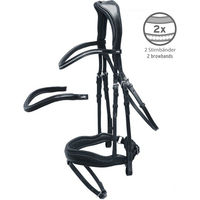Produktbild von Schockemöhle Trense Premium Sports Stanford Anatomic Line aus Leder in Schwarz