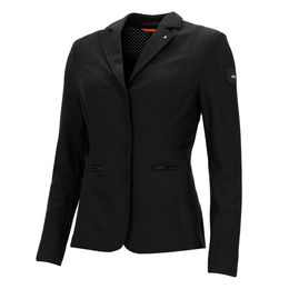 Schockemöhle Turnierjacket SPAdella Damen Sommerjacket aus Nylon wasserabweisend Schwarz Größe M – Bild 1 von 6