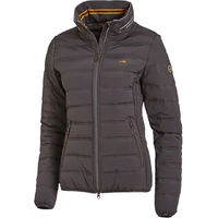 Produktbild von Schockemöhle Verona Daunenjacke Reitjacke für Damen wasserdicht Winter Grau Schwarz Größe S
