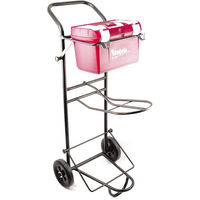 Produktbild von Schönheit Umbria Equitazione Sattelwagen aus Metall in Silber und Rot