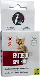 Schopf Ektosol EC Spot-On für Katzen und Kitten gegen Flöhe und Zecken 3x0,7ml - 3 x 0,7 ml – Bild 1 von 2