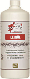 Produktbild von Schopf Riders Leinöl zur Unterstützung von Haut, Fell und Verdauung 1000 ml