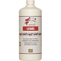 Produktbild von Schopf Riders Leinöl zur Unterstützung von Haut, Fell und Verdauung 1000 ml